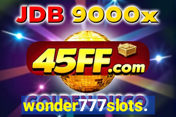 wonder777slots.com